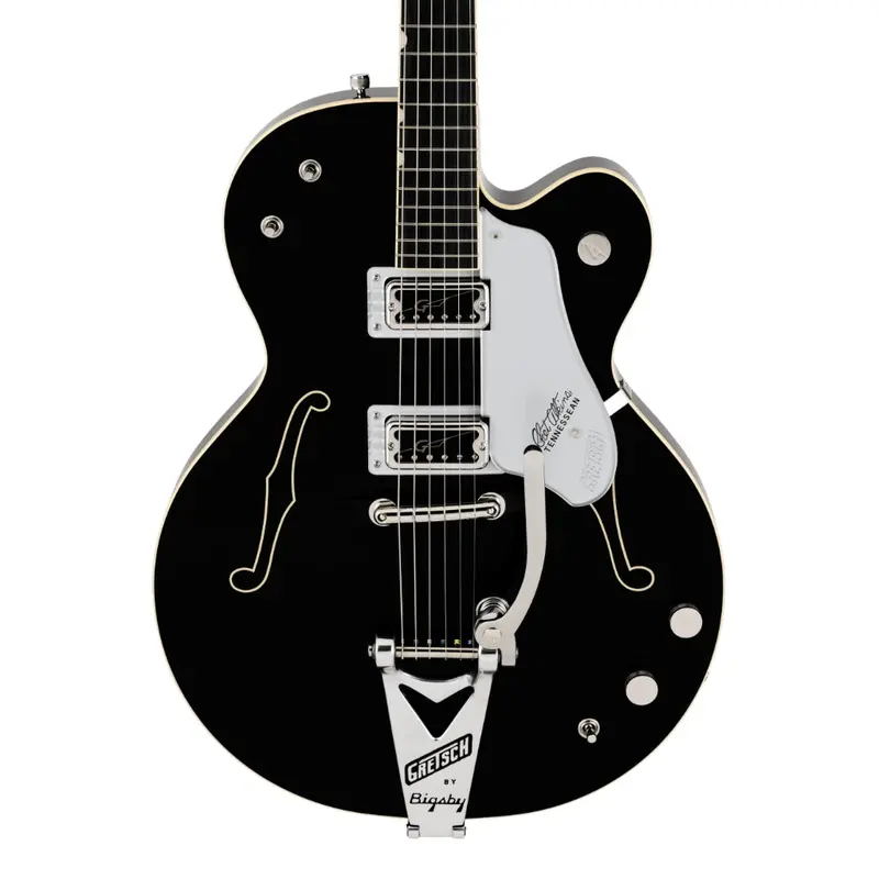 Gretsch G6119T-62 Vintage Select '62 Tennessean Hollow Body Guitar – Limited Edition, Black With Rosewood Fingerboard & Bigsby 1