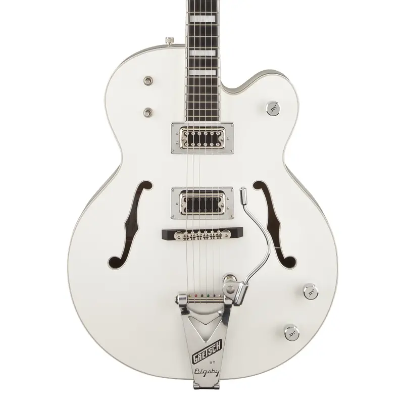 Gretsch G7593T Billy Duffy Falcon Signature Guitar – Ebony Fretboard, White Lacquer Finish 1