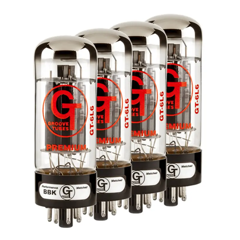 Groove Tubes Gt-6L6-R Medium-Power 6L6Gc Guitar Amplifier Tubes (Set Of Four) 1