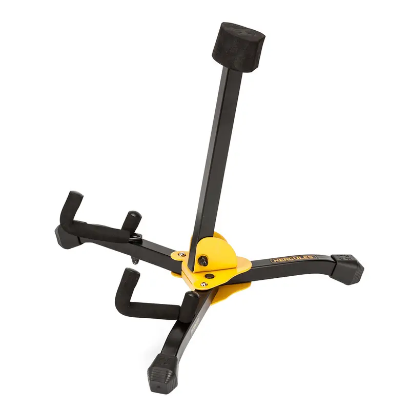 Hercules Gs402Bb Foldable Electric Guitar Stand With Carry Bag (Mc12) 1