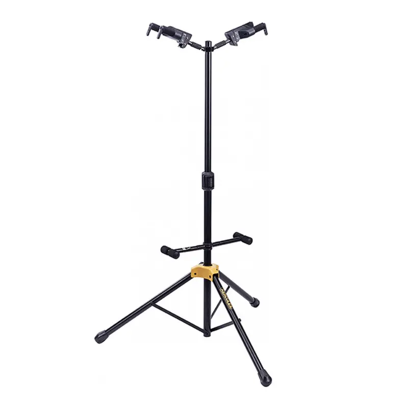 Hercules Gs422Bplus Auto-Grip Dual Guitar Stand With Integrated Rest 1