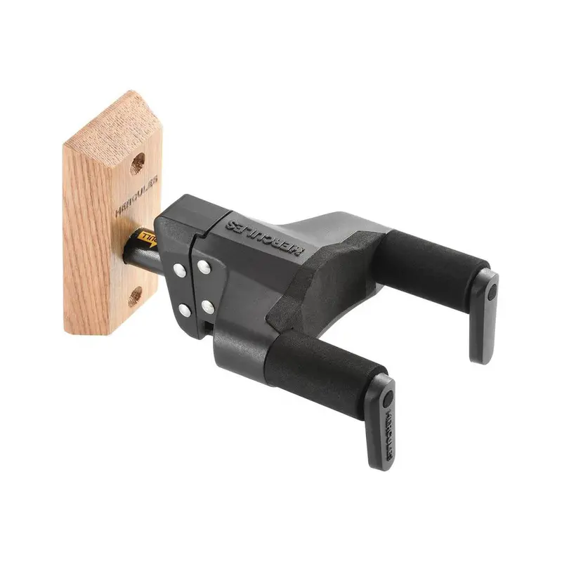 Hercules Gsp38Wplus Wood Wall-Mount Guitar Hanger 1