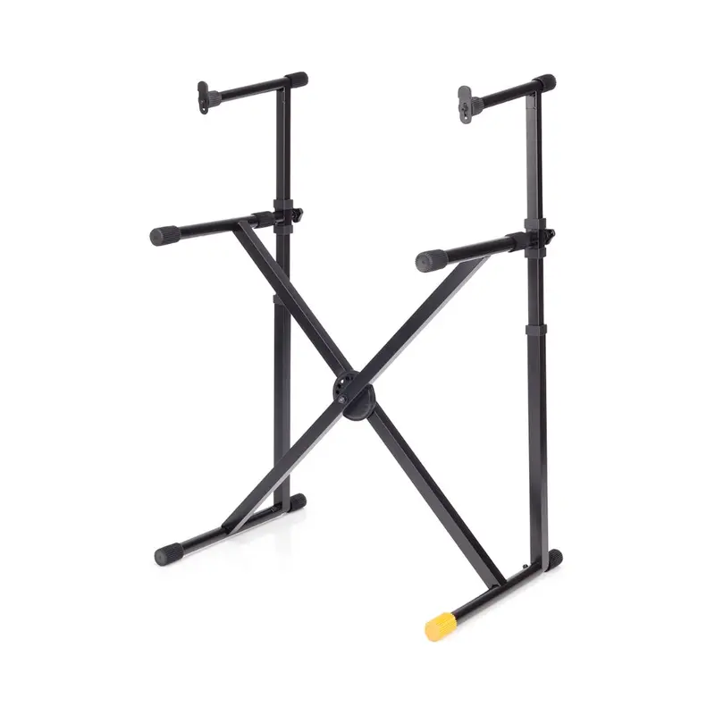 Hercules Ks210B Heavy-Duty Double-Braced 2-Tier Keyboard Stand 1