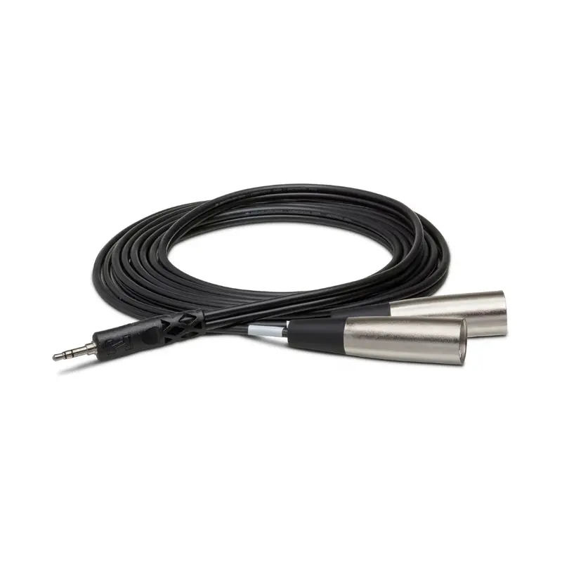 Hosa 3.5 Mm Trs To Dual Xlr3M Stereo Breakout Cable (3 M) 1