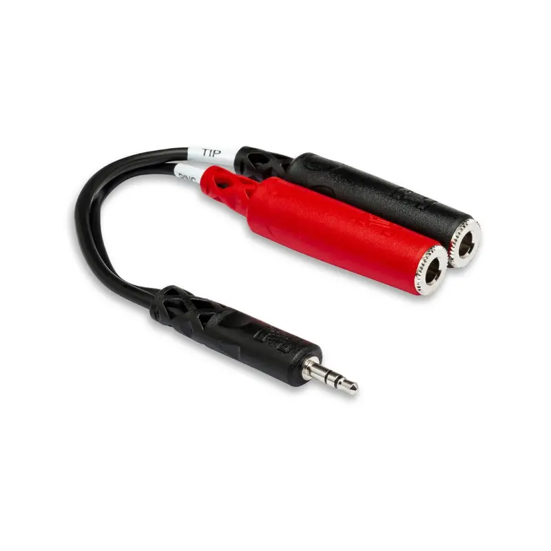 Hosa 3.5Mm Trs To Dual 1/4" Ts Stereo Breakout Cable 1