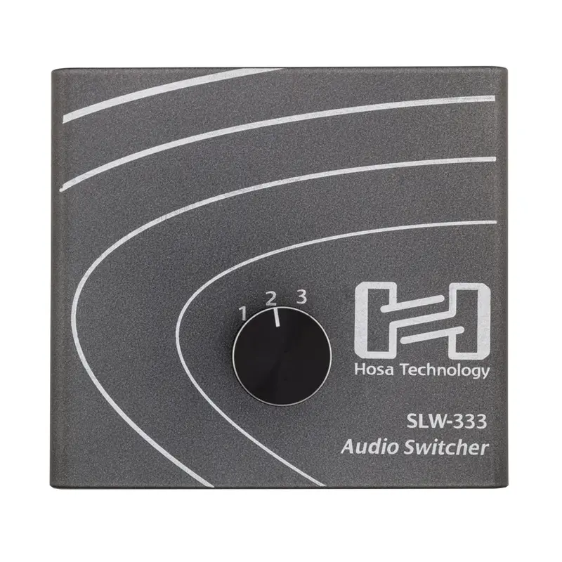 Hosa 3-Input/3-Output Audio Switcher For Live And Studio Use 1