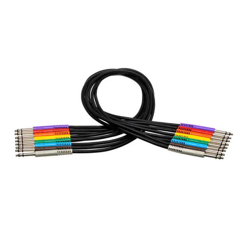 Hosa Balanced Patch Cable – Trs 1/4" To Trs 1/4", 1.5 Feet 1