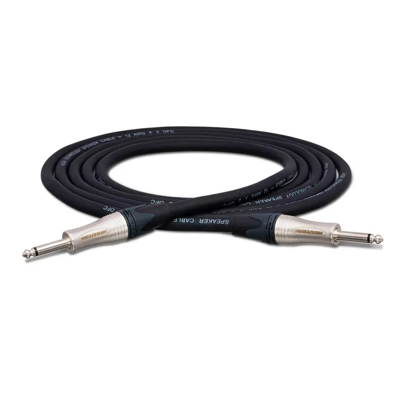 Hosa Speaker Cable – 1/4" Ts Mono, Straight-To-Straight 1