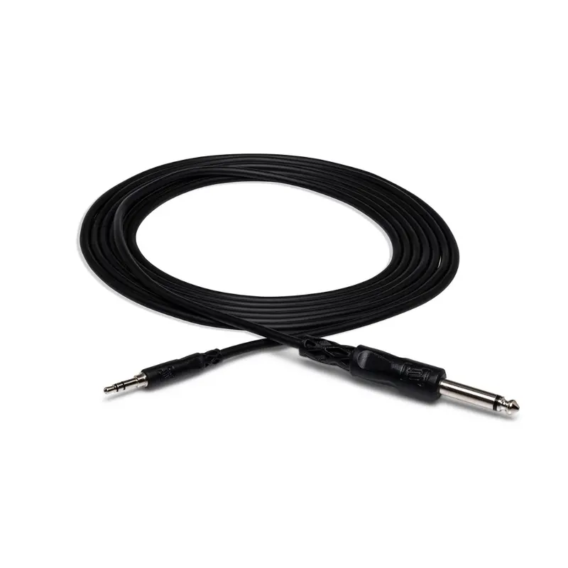 Hosa Technology 1/4" Ts To 3.5 Mm Trs Mono Audio Cable – 10 Feet 1