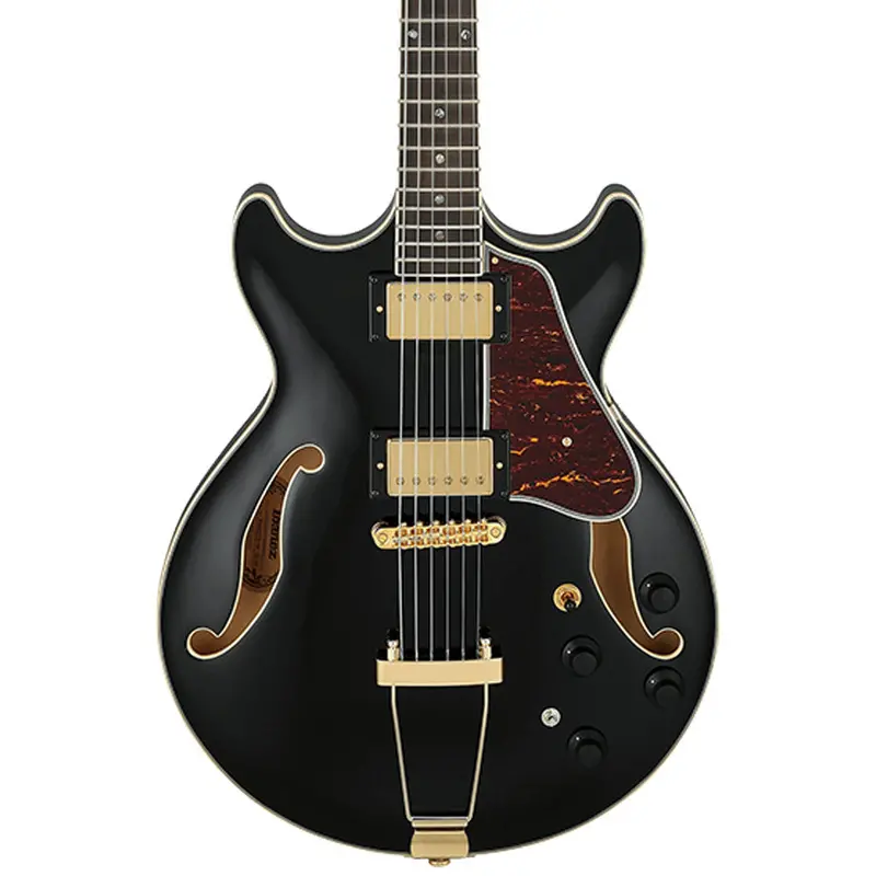 Ibanez Amh90 Artcore Semi-Hollowbody Electric Guitar In Gloss Black 1