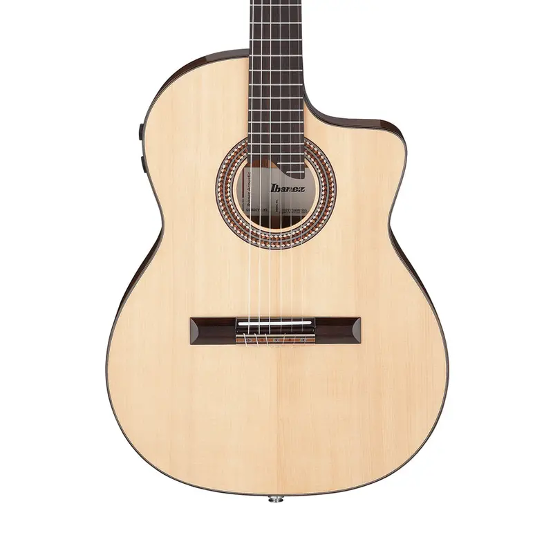 Ibanez Ga360Tce Classical Nylon-String Guitar With Cutaway – Natural High-Gloss Finish 1
