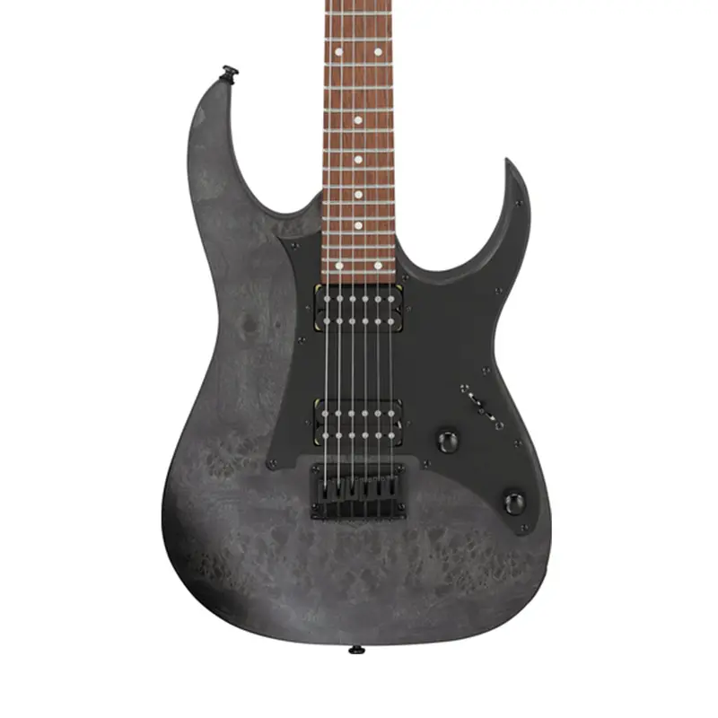 Ibanez Rgr431Pb Electric Guitar – Charcoal Gray Flat With Poplar Burl Top 1
