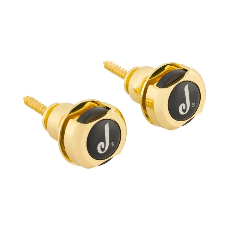 Jackson Gold Strap Locks – Secure Quick-Release Hardware For Guitars 1