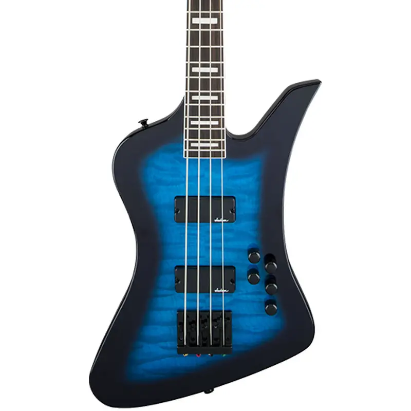 Jackson Js3Q Kelly Bird Electric Guitar – Transparent Blue Burst Finish 1