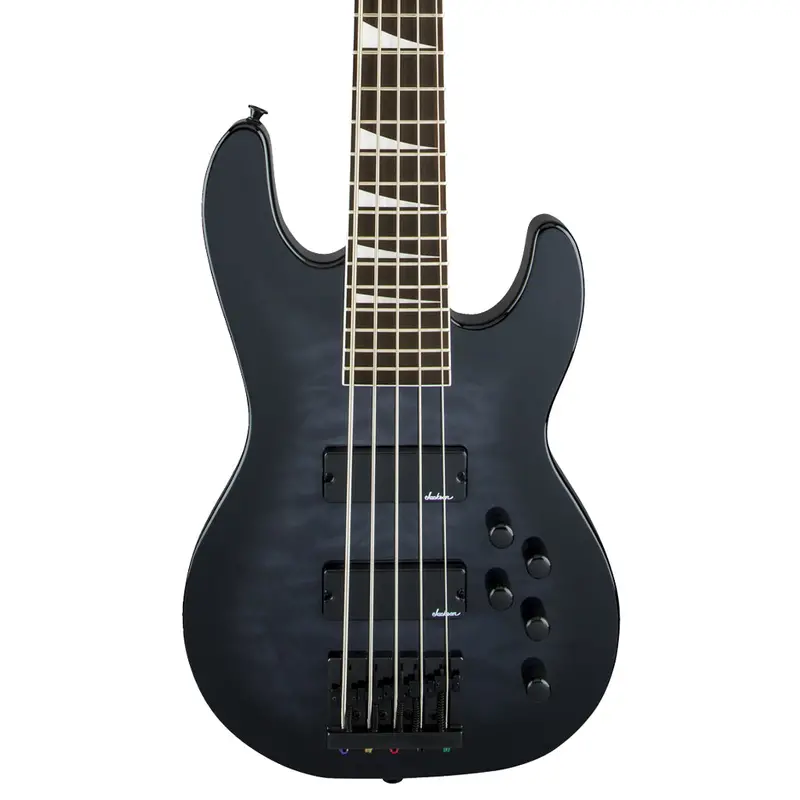 Jackson Js3Vq Concert Bass Guitar With Amaranth Fingerboard – Transparent Black Burst 1