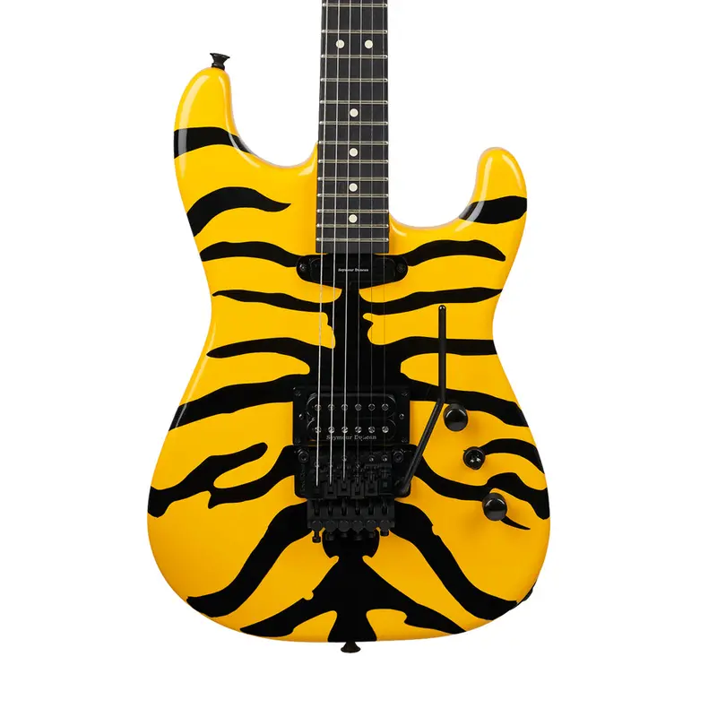 Jackson Pro Origins 1985 San Dimas Sd1 Hh Fr Yellow Bengal Electric Guitar 1