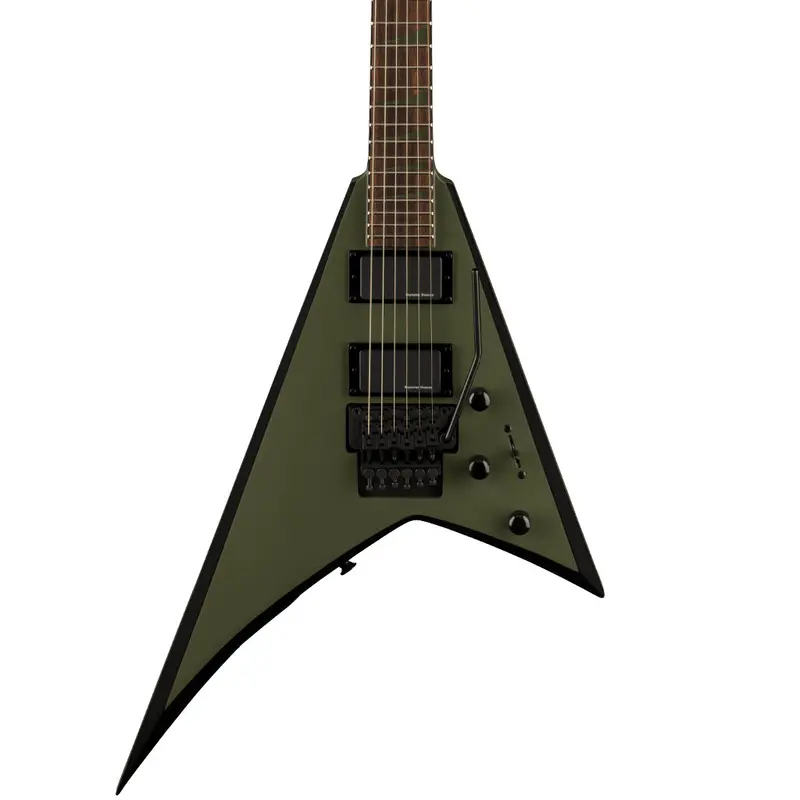 Jackson X Series Rhoads Rrx24 Electric Guitar – Matte Army Drab With Black Bevels & Laurel Fingerboard 1