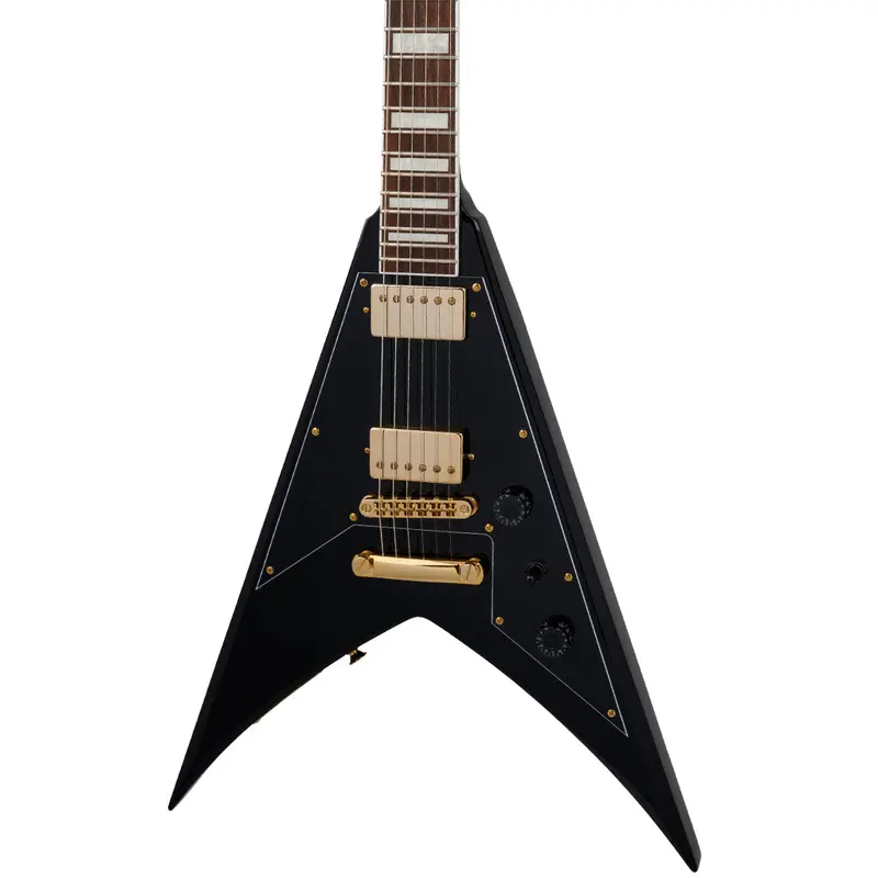 Jackson X Series Scott Ian King V Kvxt 7-String Electric Guitar – Gloss Black With Laurel Fingerboard 1