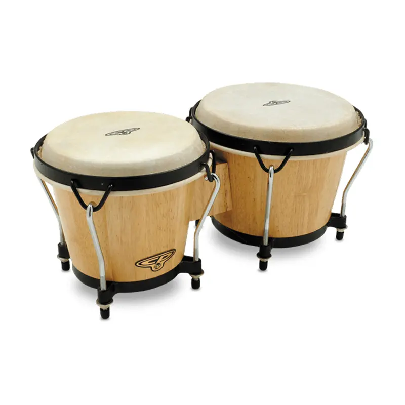 Lp Cp Traditional Natural-Finish Bongos – Hand-Played Cuban Drum Pair 1