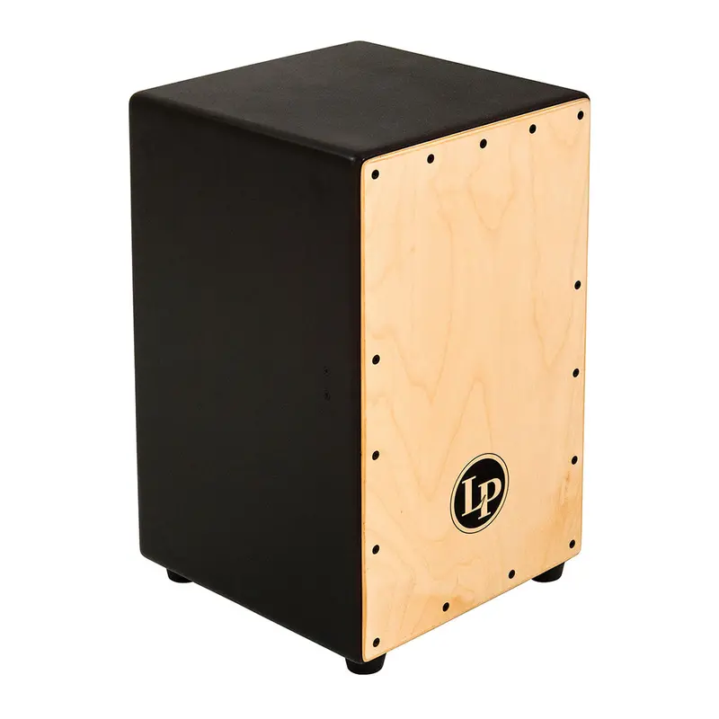 Lp Festivo Cajon – Black Finish Portable Box Drum 1