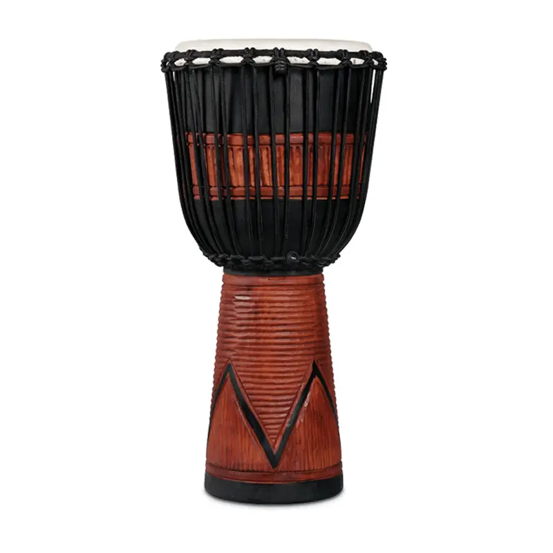 Lp World Beat Wood Art Large Black Djembe 1