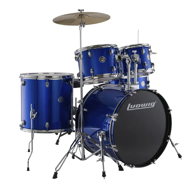 Ludwig Accent Drive Complete Drum Pack – Blue Finish 1