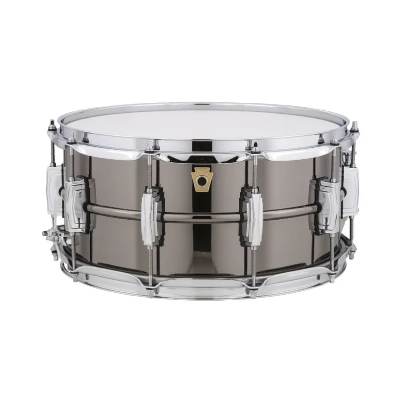 Ludwig Black Beauty Brass Snare Drum – Smooth Shell, Tube Lugs, 14" X 6.5" 1