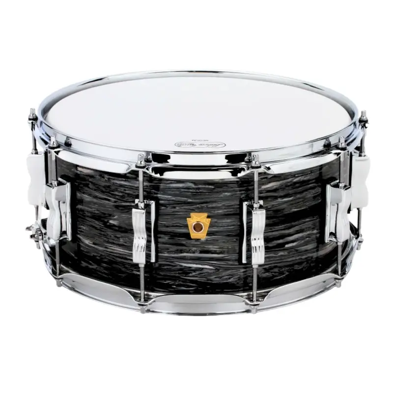 Ludwig Legacy Mahogany 14" X 6.5" Snare Drum – Vintage Black Oyster Finish 1