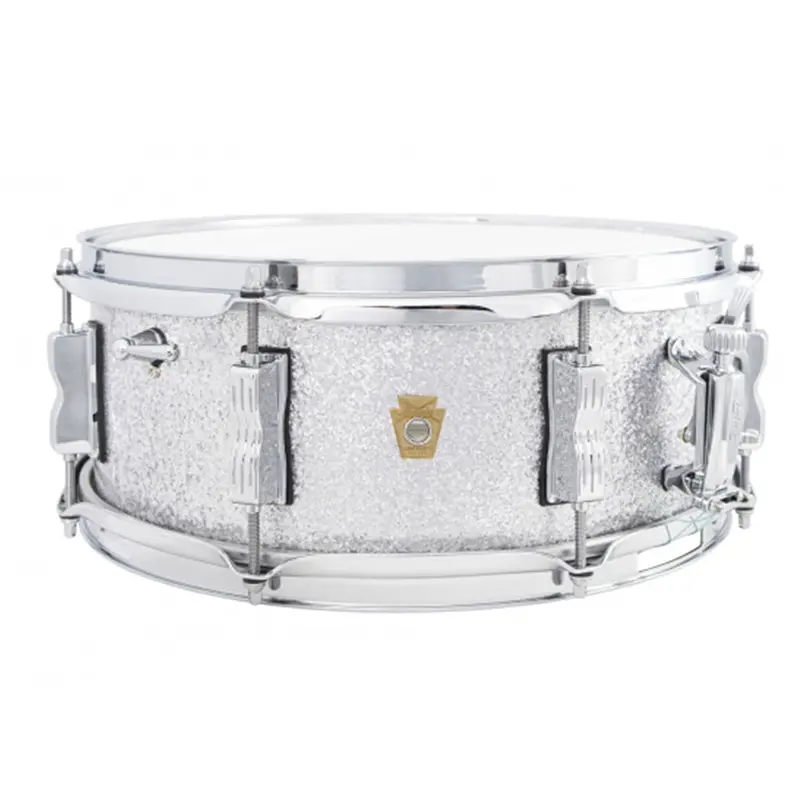 Ludwig Legacy Mahogany Jazz Fest Snare Drum – 14" × 5.5", Silver Sparkle 1