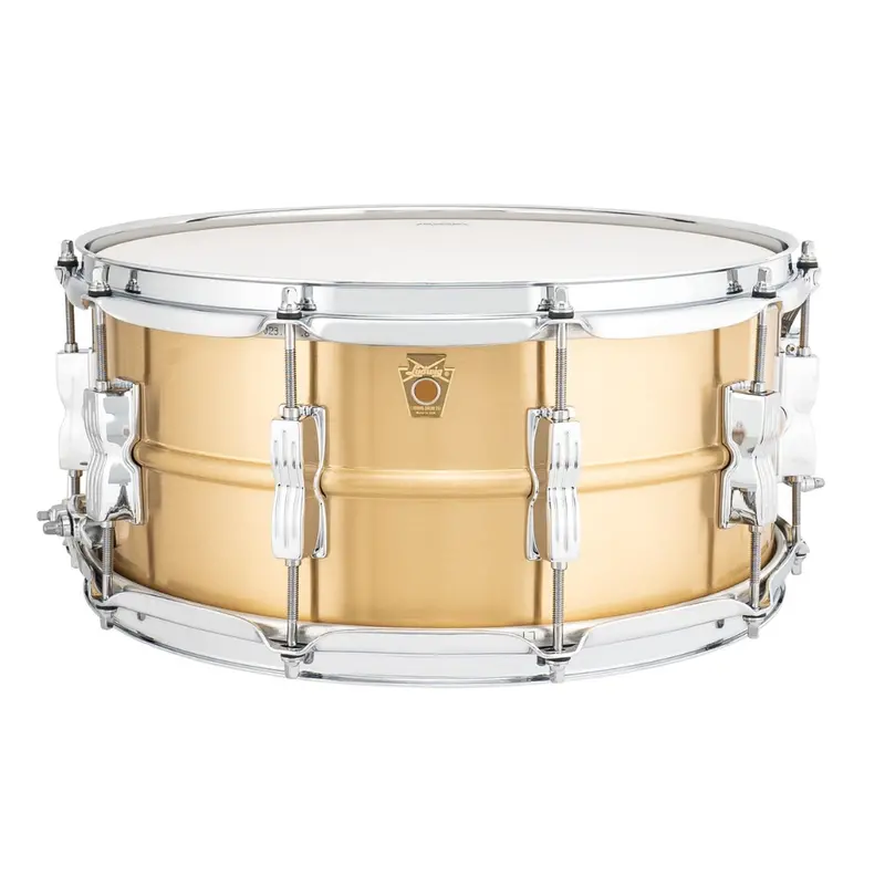 Ludwig Lz654Bm Acro Bronze Snare Drum – 14" X 6.5" Brushed Finish 1