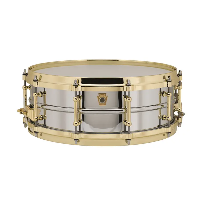 Ludwig Millennium Chrome-Over-Brass Snare Drum – 14" X 5", Tube Lug Design 1