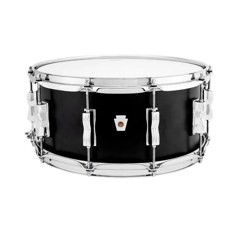 Ludwig Neusonic 14" X 6.5" Snare Drum In Black Velvet Finish 1