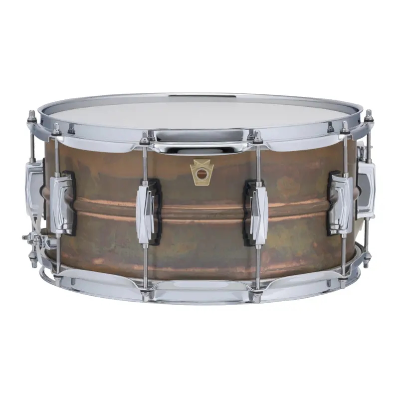 Ludwig Phonic Snare Drum – 14" X 6.5", Raw Copper Shell With Imperial Lugs 1