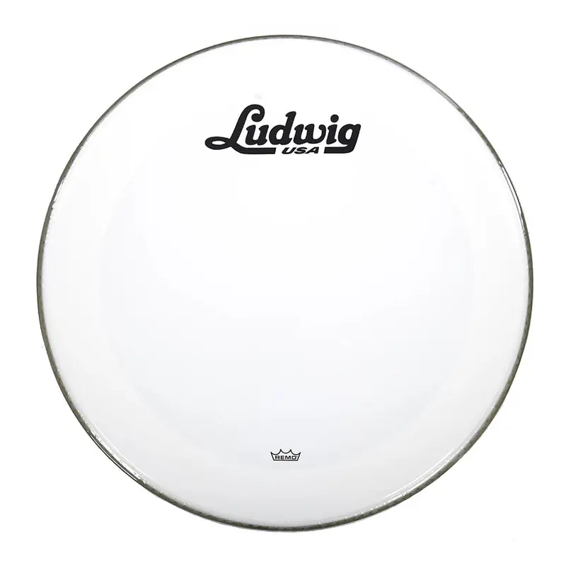 Ludwig Powerstroke 3 Smooth Bass Drum Head – 22 Inch (Script Logo) 1