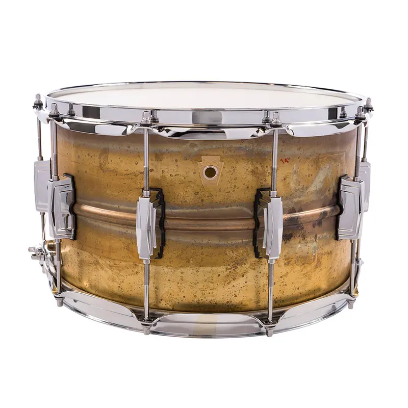 Ludwig Raw Brass Phonic 14X8-Inch Snare Drum 1