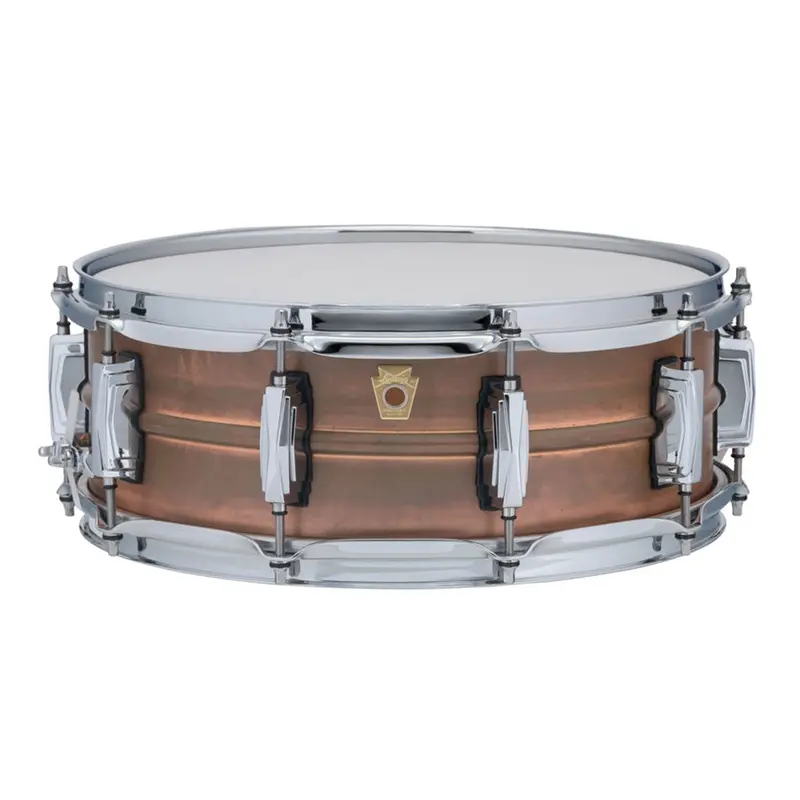 Ludwig Raw Copper Phonic Snare Drum (14" X 5") With Imperial Lugs 1