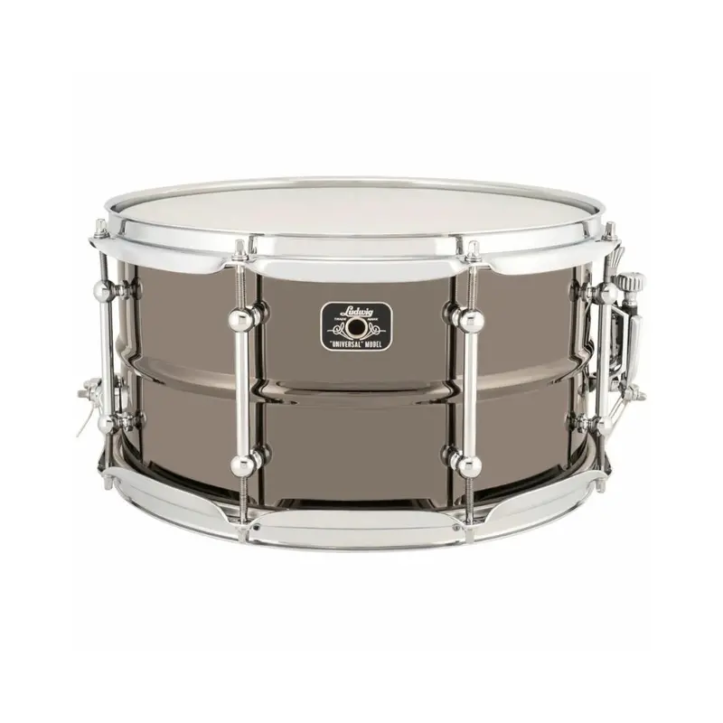 Ludwig Universal Brass Snare Drum – 7X13 Chrome-Plated 1