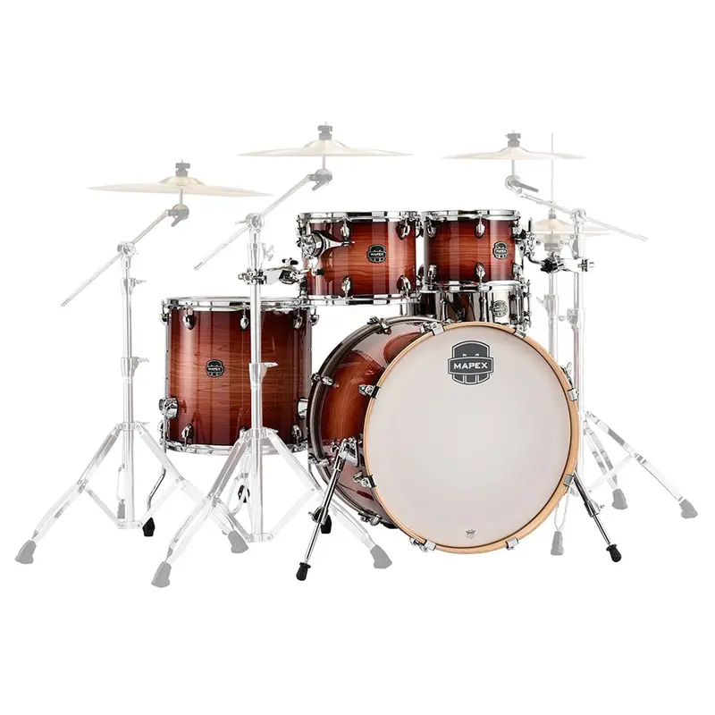 Mapex Armory 5-Piece Shell Pack – Redwood Burst Finish 1