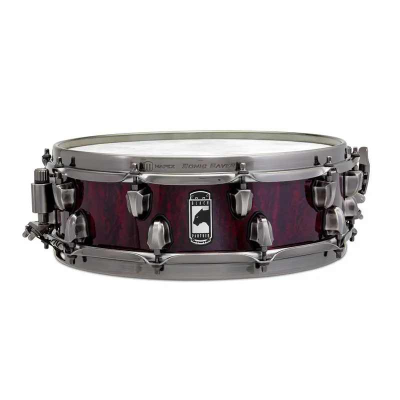 Mapex Black Panther Versatus 14" × 4.625" Mahogany/Maple Snare Drum (Russ Miller Signature) 1