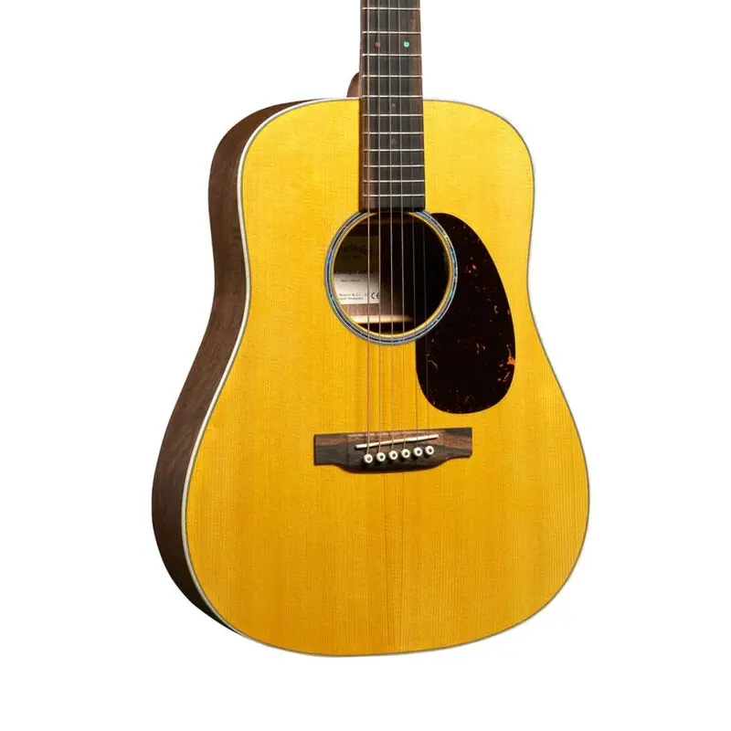Martin Dreadnought Jr E Walnut Acoustic-Electric Guitar – Natural Finish 1