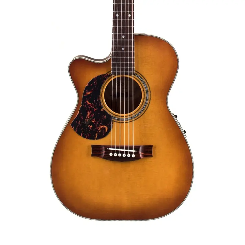 Maton Ebg808C Nashville Left-Handed Acoustic Guitar – Vintage Amber Burst 1