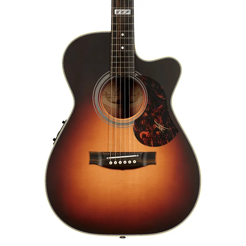 Maton Ebg808C-Te-Tsb Tommy Emmanuel Signature Acoustic-Electric Guitar – Tobacco Sunburst 1