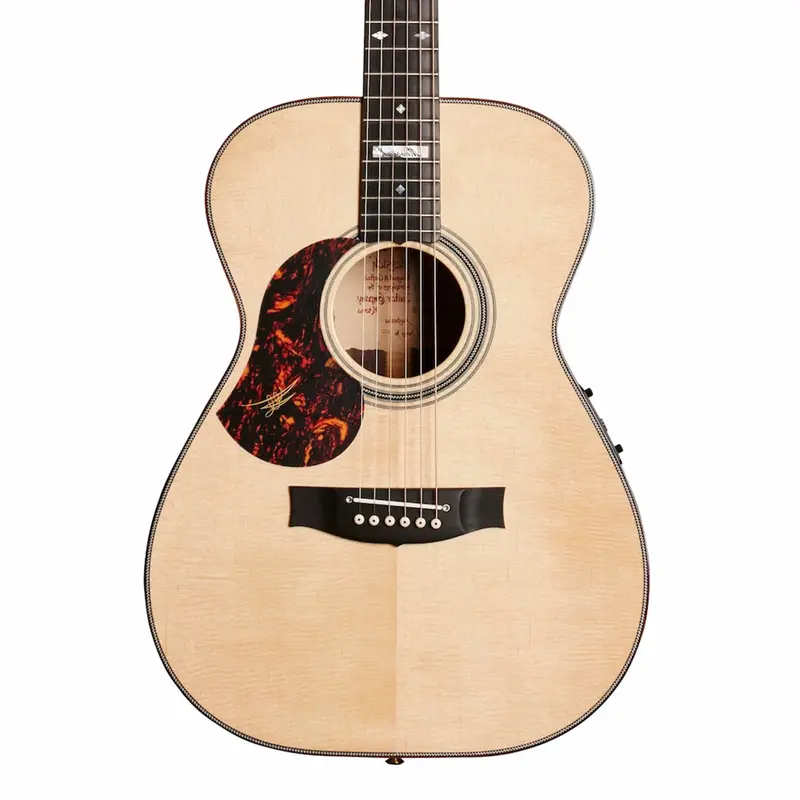 Maton Em100 808 Messiah Left-Handed Acoustic-Electric Guitar In Natural Finish 1