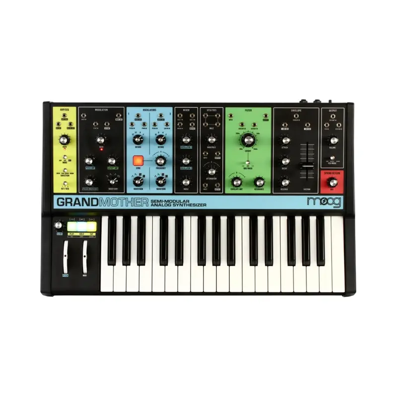 Moog Grandmother: Semi-Modular Analog Synth With Built-In Sequencer And Spring Reverb 1