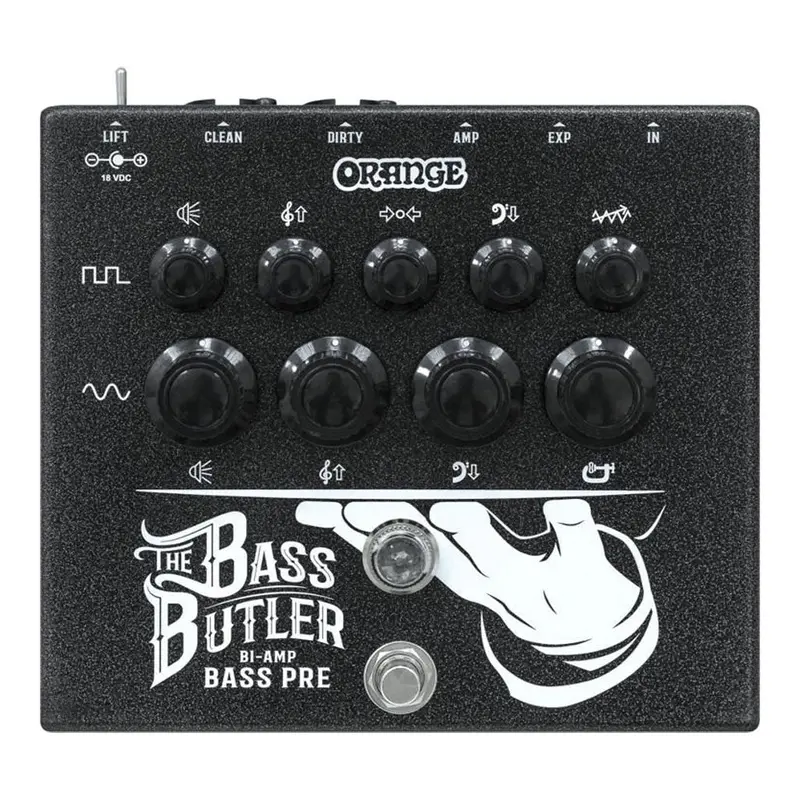 Orange Bass Butler Bi-Amp Preamp Pedal For Bass Guitar 1