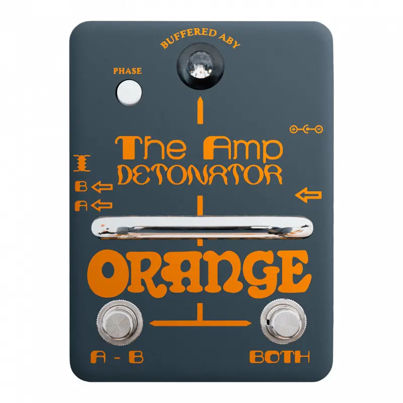 Orange Detonator Ab Boost And Overdrive Pedal For Guitar And Bass 1