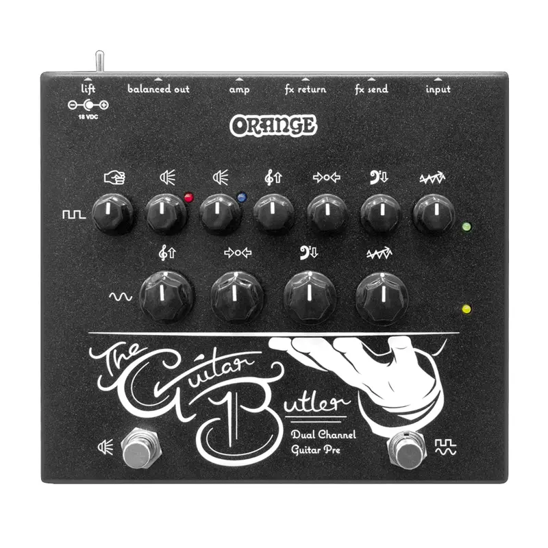 Orange Guitar Butler Dual-Channel Preamp Pedal 1