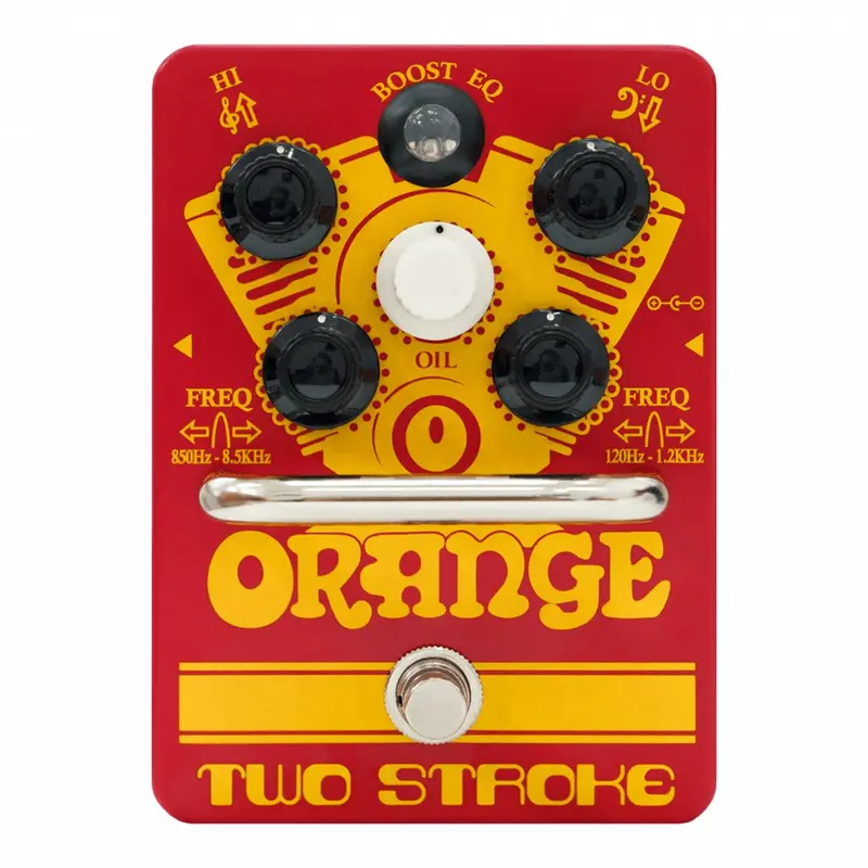 Orange Two Stroke Boost Pedal For Guitar 1