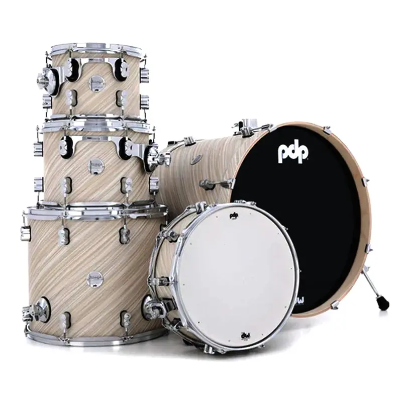 Pdp Concept Maple 5-Piece Drum Shell Pack – 20" Kick, Twisted Ivory Finish 1