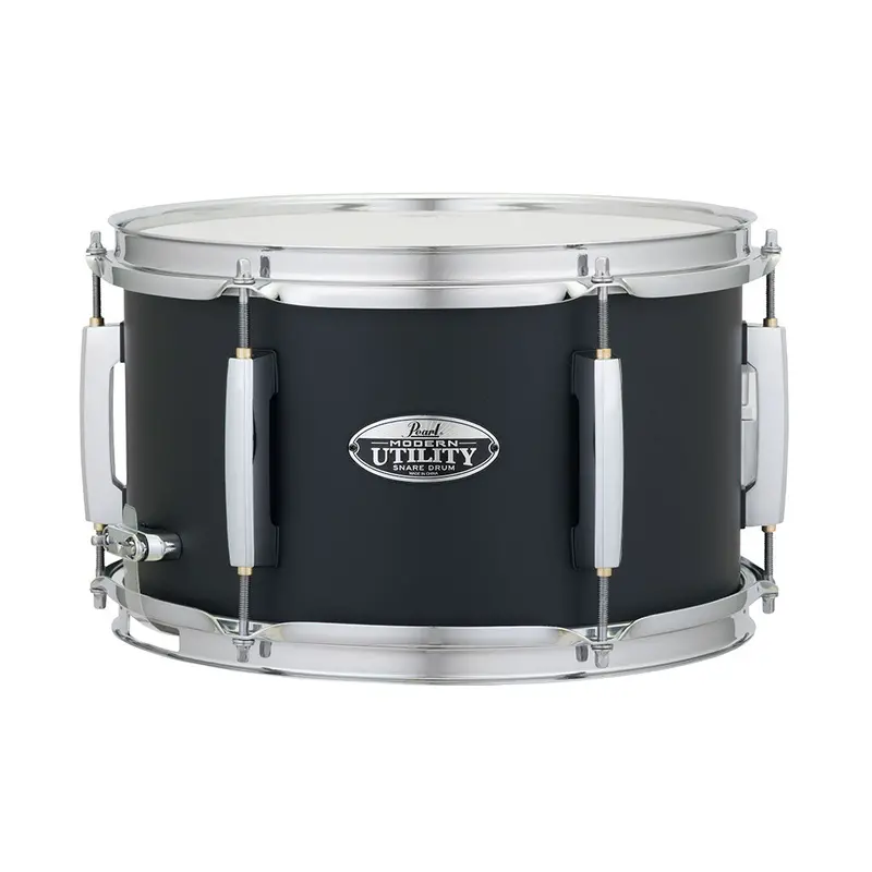 Pearl 12" X 7" Modern Utility Snare Drum – Maple Shell With Black Ice Finish 1